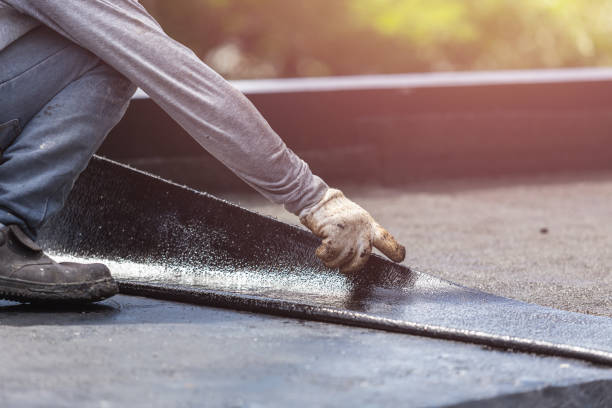 Professional Exterior Waterproofing technician working in Purcellville, VA